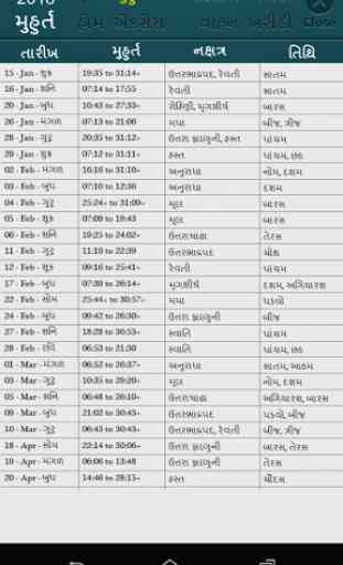 Gujarati Calendar Panchang2017 4