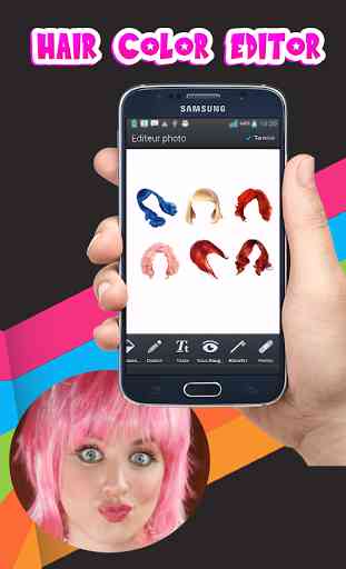 Hair color changing app 1