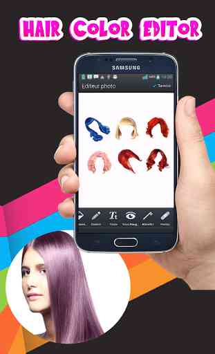 Hair color changing app 2