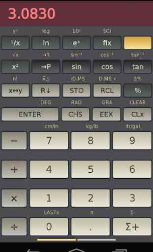 HP-45 scientific calculator 1