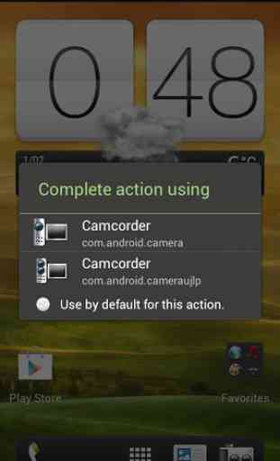 HTC EVO 3D Camcorder Button 2