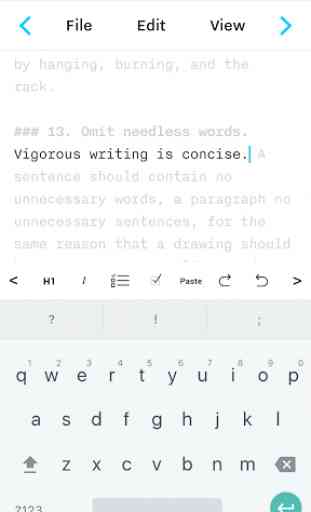iA Writer: Note, write, edit. 2