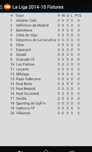 La Liga 2016-17 Fixtures 3