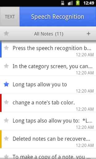 ListNote Speech-to-Text Notes 2