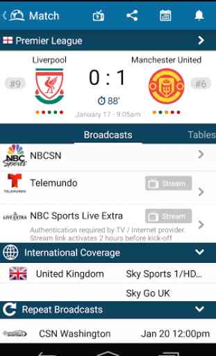 Live Soccer TV Schedules Guide 1