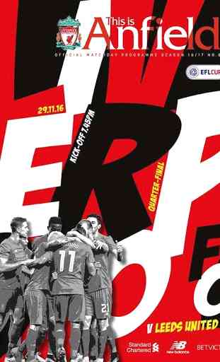 Liverpool  FC Programme 2