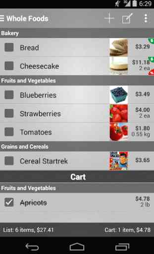 Mighty Shopping List Free 1
