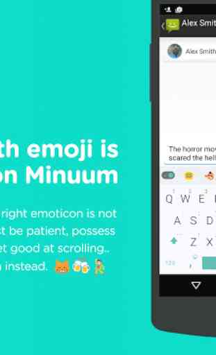 Minuum Keyboard + Smart Emoji 3