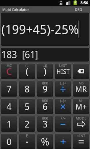 Mobi Calculator FREE 1