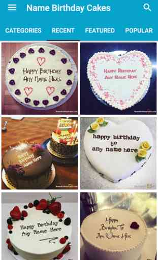 Name Birthday Cakes & Wishes 4