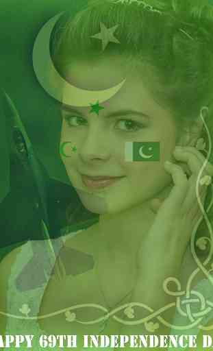 Pakistan Flag Photo Frame Free 1