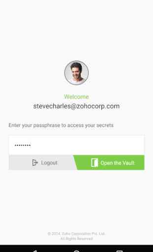 Password Manager - Zoho Vault 1