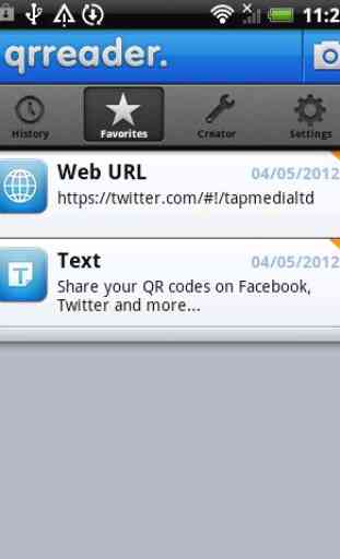 QR Reader for Android 3