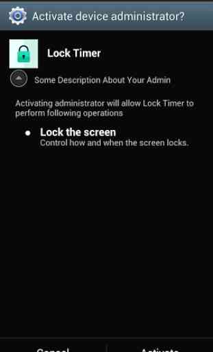 Screen Lock Timer 3
