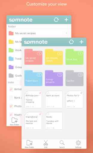 SomNote - Beautiful note app 1
