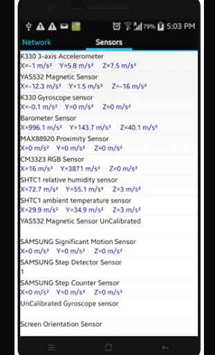 Specs of Android  | CPU Z 4