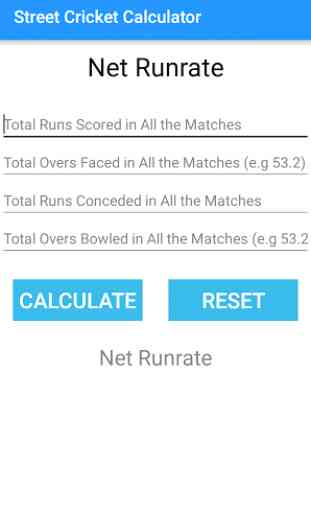 Street Cricket Calculator 3