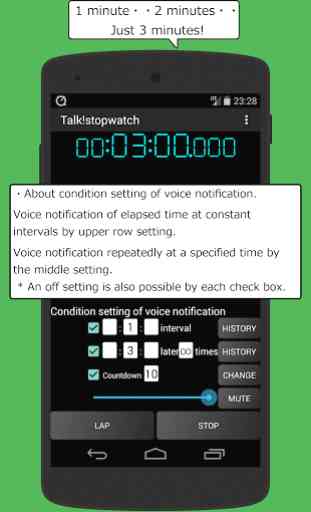 Talk! stopwatch & timer app 1