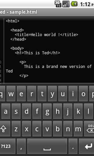 Ted (Text Editor) 1