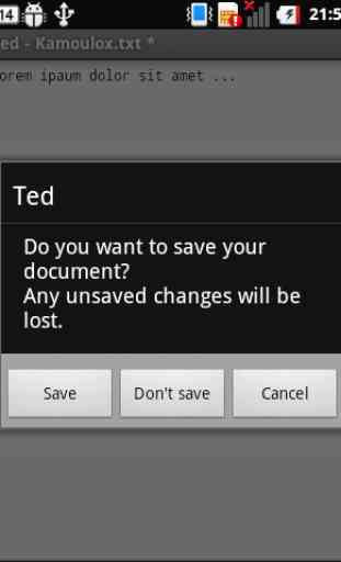 Ted (Text Editor) 4