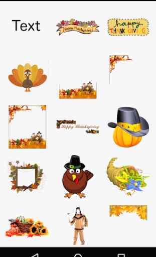 Thanksgiving Photo Stickers 3