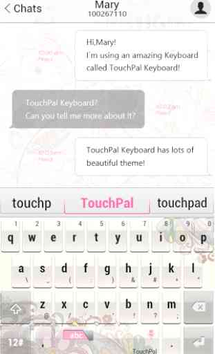 TouchPal Multicolor Theme 4