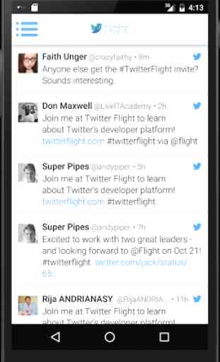 Twitter Flight 1