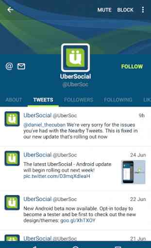 UberSocial for Twitter 2