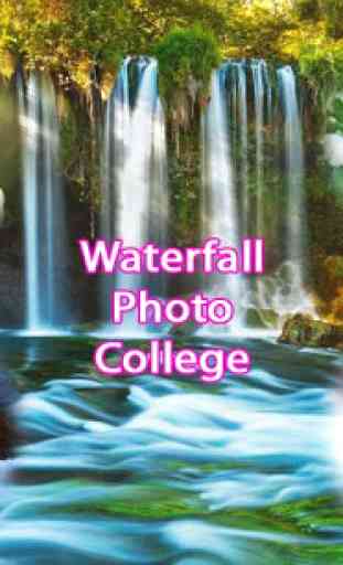 Waterfall photo collage frames 3