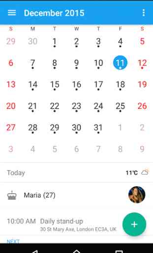 Xperia™ Calendar 1