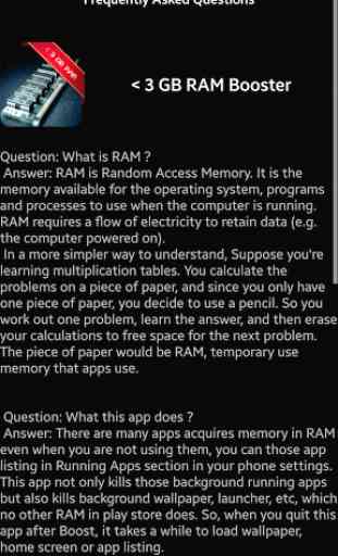 < 3 GB RAM Memory Booster 3