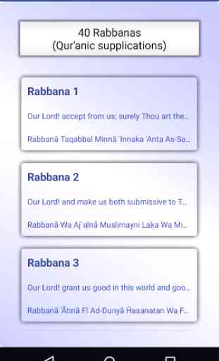 40 Rabbanas (duaas of Quran) 3