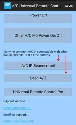 A/C Universal Remote Control 2