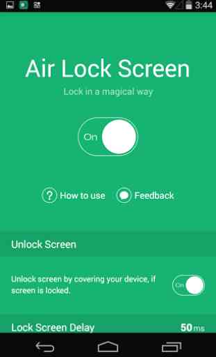 Air Lock Screen - Open Screen 2