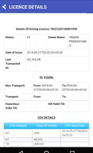 ALL INDIA-Driving Licence Info 1