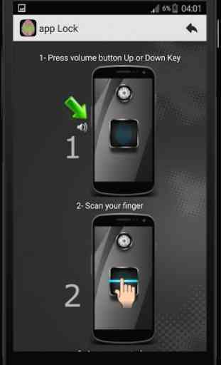 App Lock Fingerprint Simulator 3