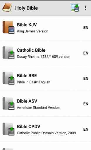 Bible: KJV, BBE, ASV, WEB, LSG 1