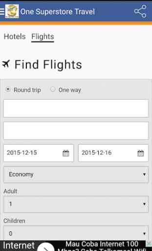 Cheap Flights & Hotels Search 3