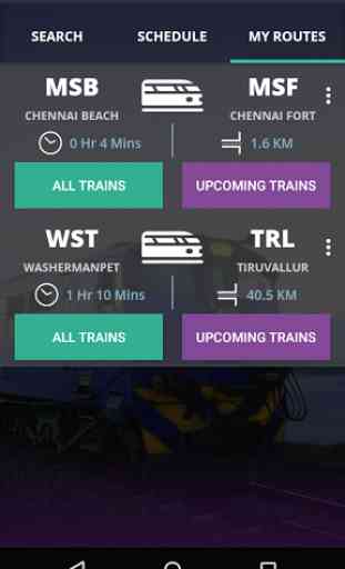 Chennai MRTS/EMU Train Timings 4