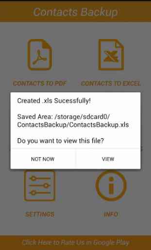 Contacts Backup 3