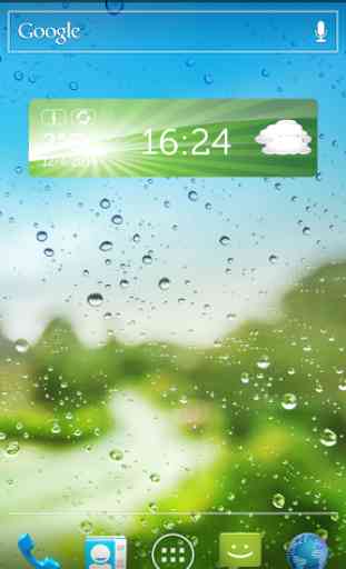Cool Weather Clock Widgets 4