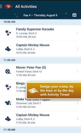 Disney Cruise Line Navigator 4