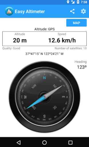 Easy Altimeter and Compass 3