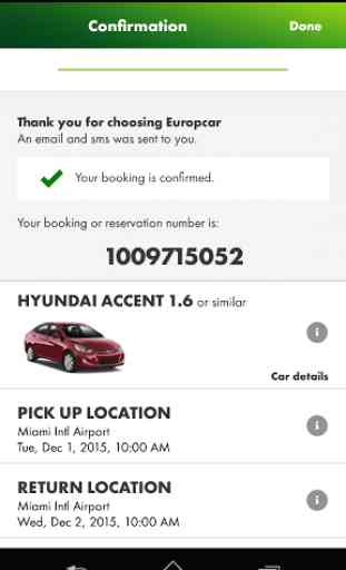 Europcar – Car Rental App 2