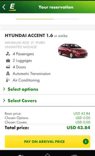 Europcar – Car Rental App 3