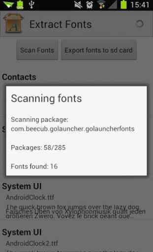 Extract Fonts 2