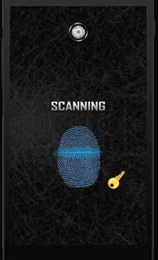 Fingerprint app Lock simulated 1