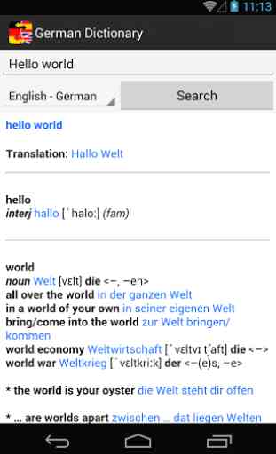 German Dictionary 1