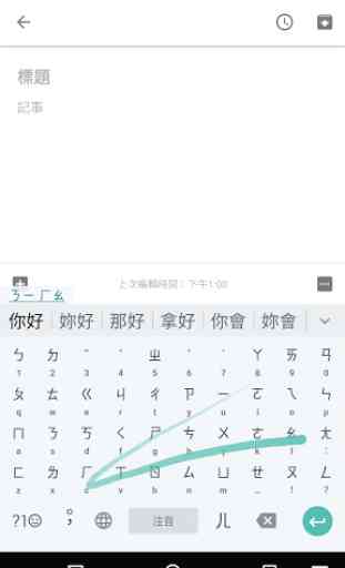 Google Zhuyin Input 2