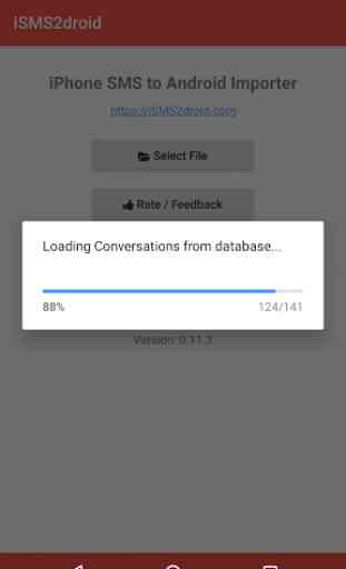 iSMS2droid - iPhone SMS Import 4